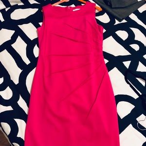 Hot Pink Calvin Klein Cocktail Dress, 10